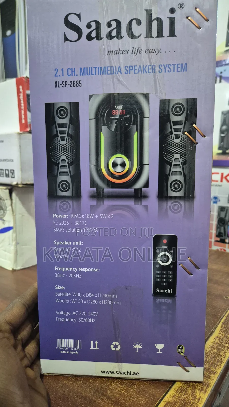 Saachi 2.1 Channel Home Audio System / Sub Woofer Speaker