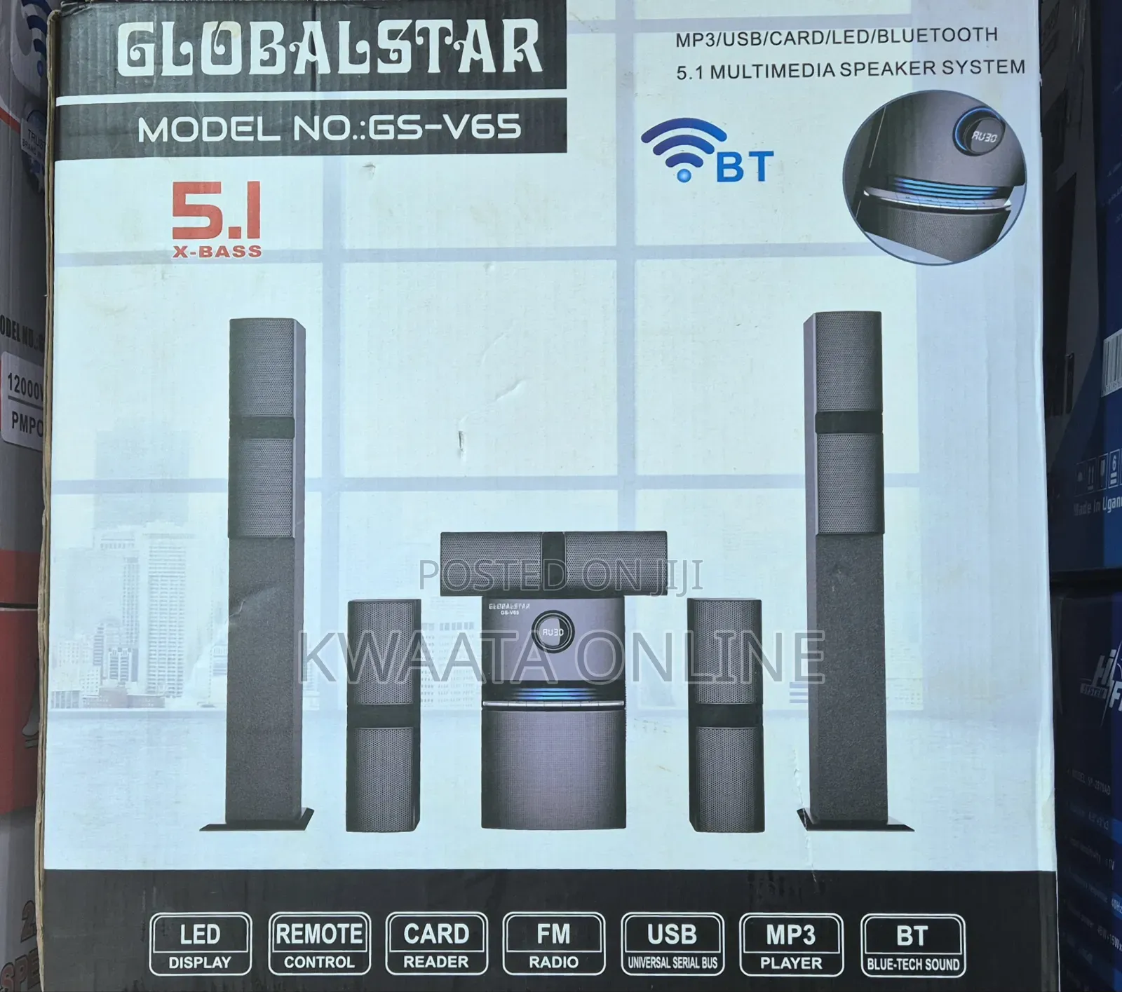 5.1ch Global Star Bluetooth Home Theatre 9gs-V65 Multispeaker System