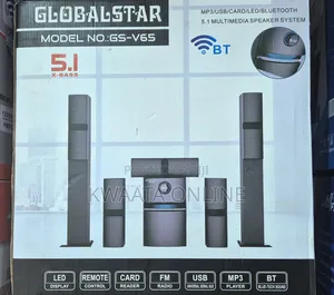 5.1ch Global Star Bluetooth Home Theatre 9gs-V65 Multispeaker System