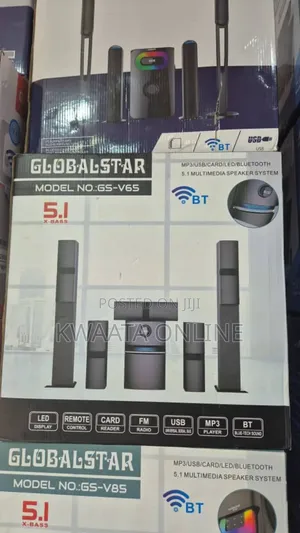 5.1ch Global Star Bluetooth Home Theatre 9gs-V65 Multispeaker System