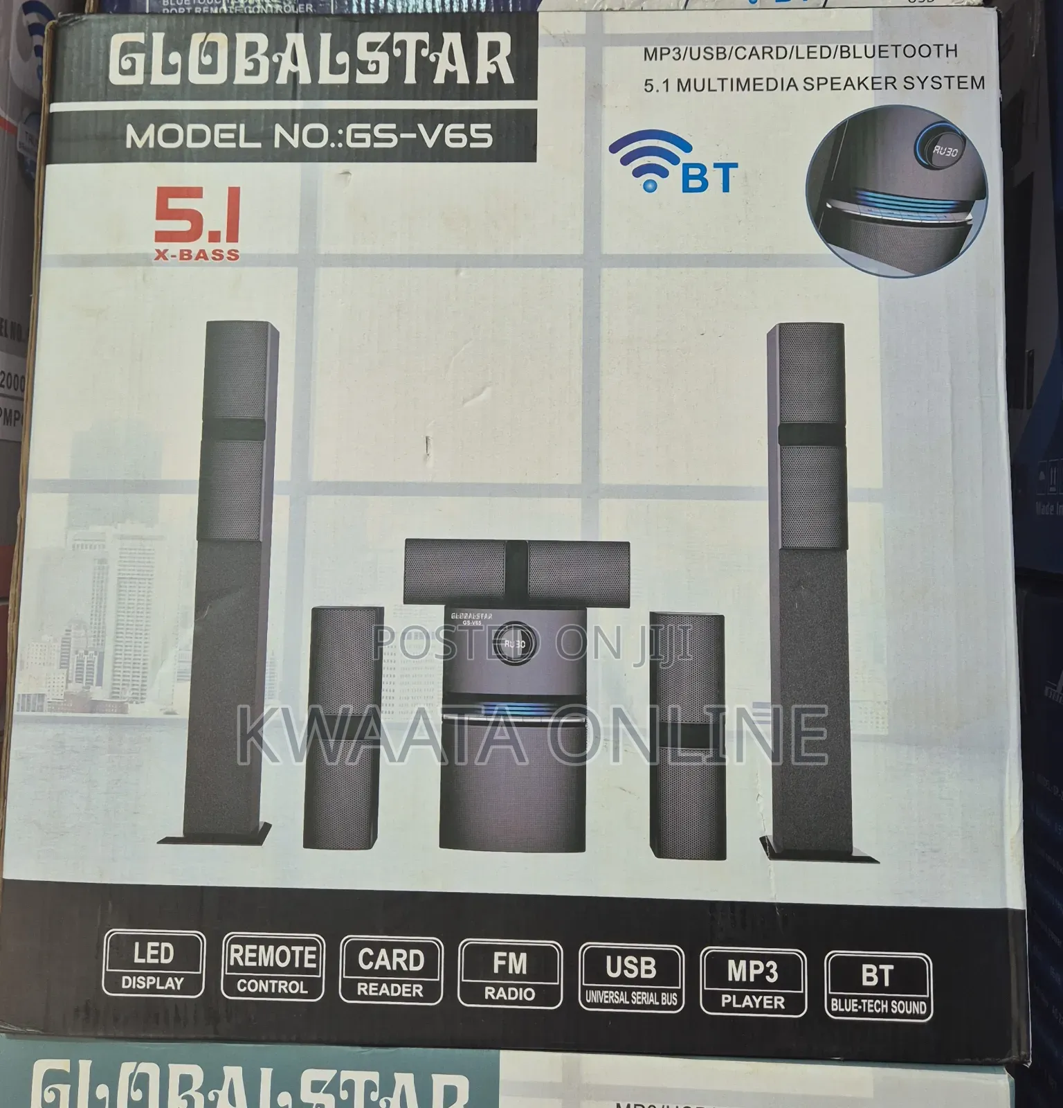 5.1ch Global Star Bluetooth Home Theatre 9gs-V65 Multispeaker System