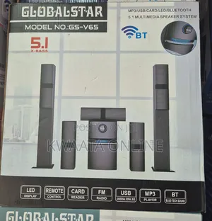 5.1ch Global Star Bluetooth Home Theatre 9gs-V65 Multispeaker System