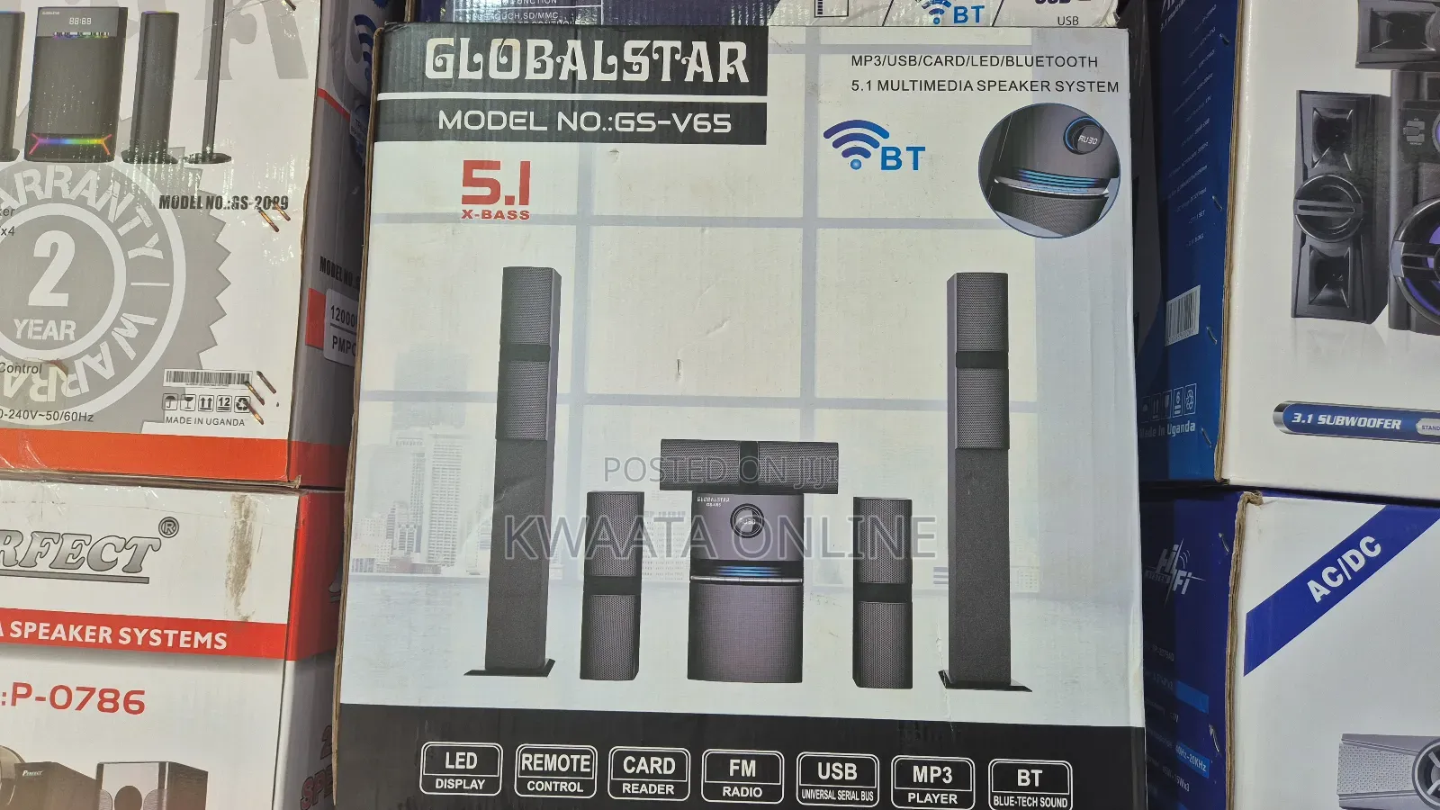 5.1ch Global Star Bluetooth Home Theatre 9gs-V65 Multispeaker System