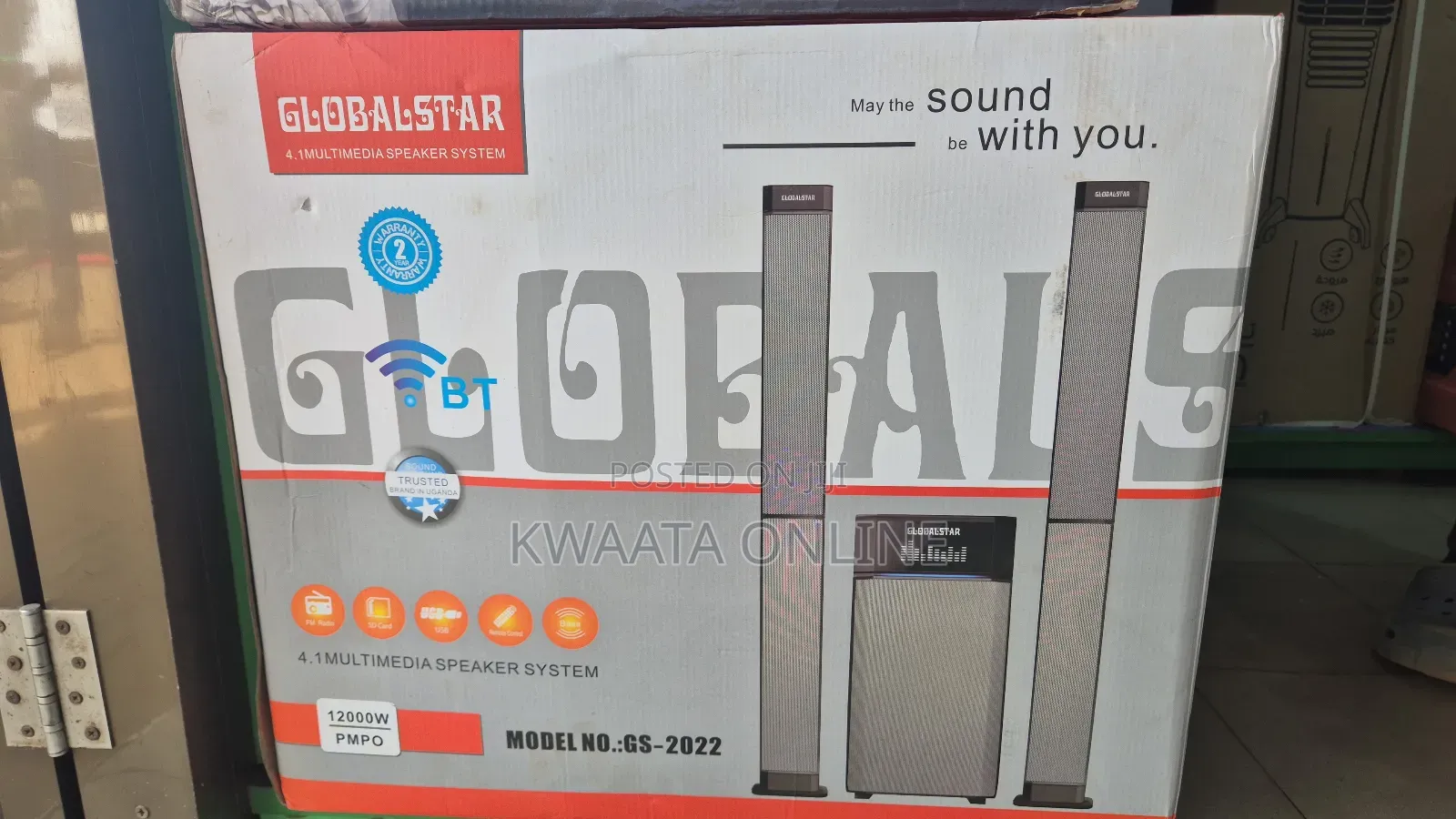 4.1 Globalstar Convertible Bluetooth Multispeaker Gs-2022 Home Theatre