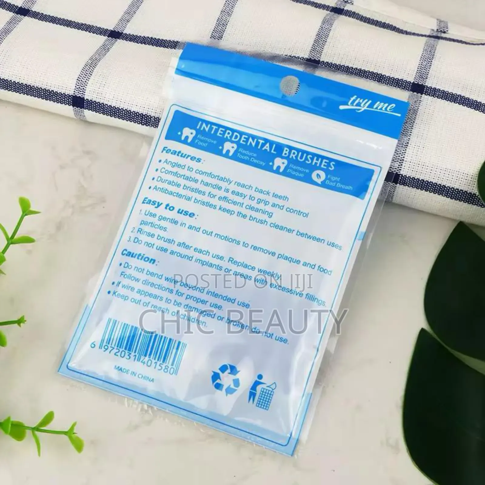 Interdental Brushes for Bracesclean Where Your Brush CNT Reach 10 PCS