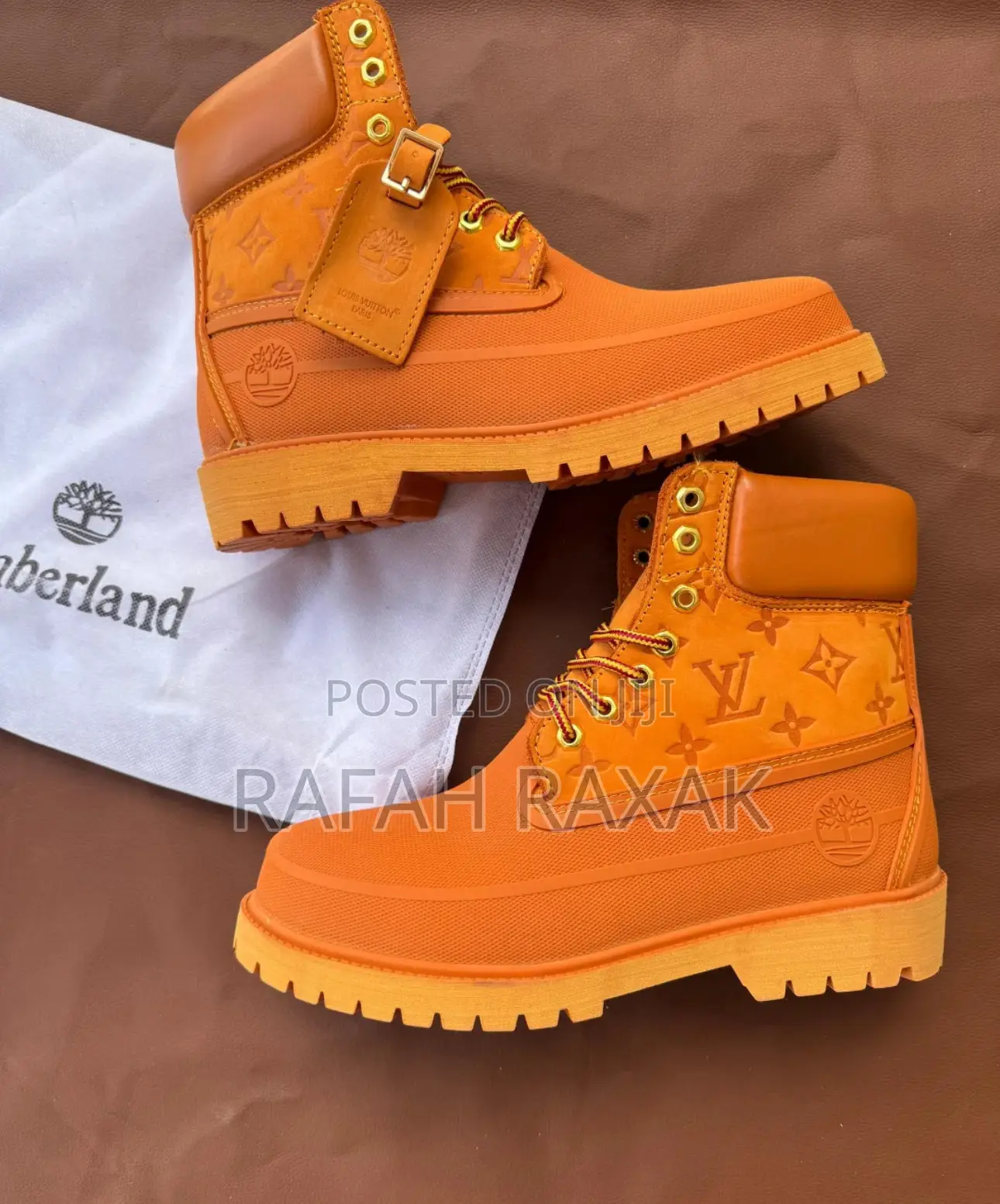 New Yellow Timberland X Louis Vuitton 6 Inch Waterproof Boots