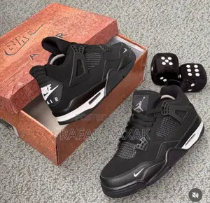Original Classic Air Jordan 4 “Bike Air Black” Sneakers