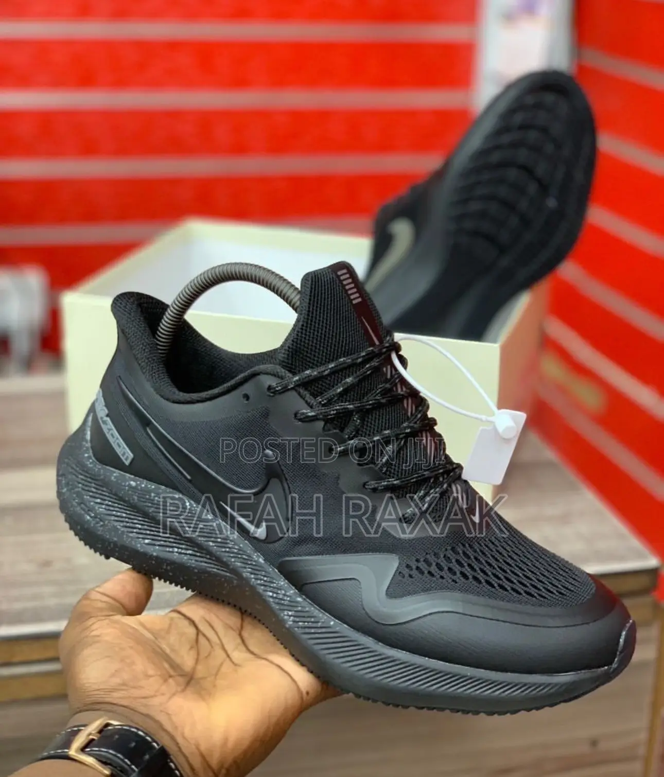 Original Black Nike Zoom Air Running Trainer Sneakers