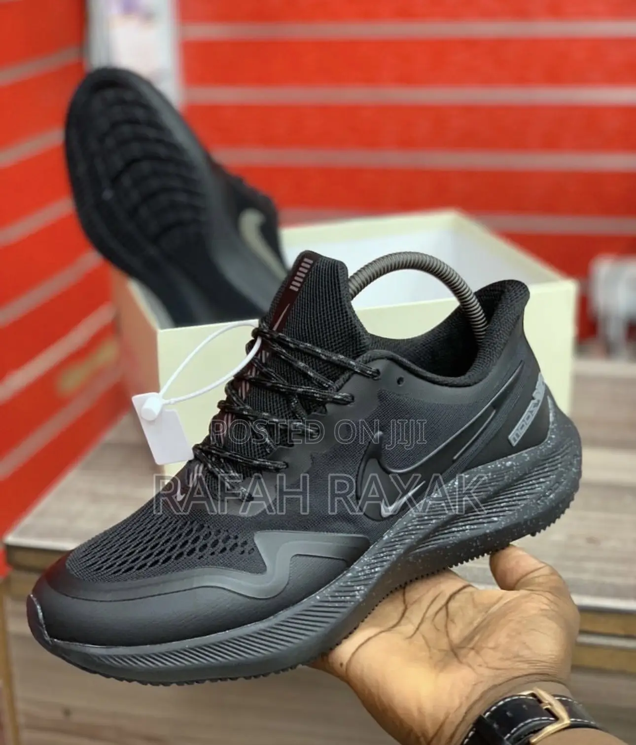 Original Black Nike Zoom Air Running Trainer Sneakers