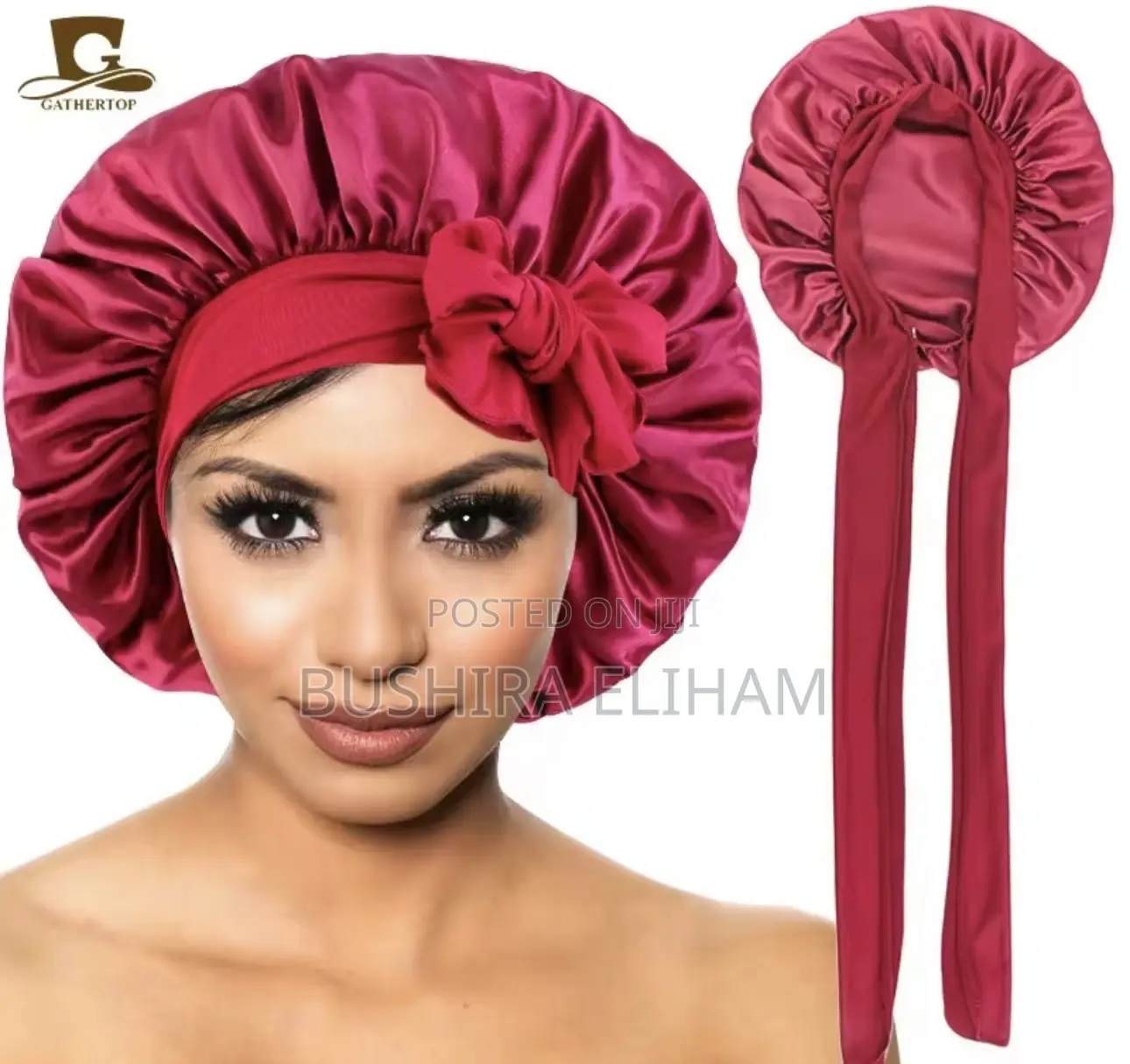 Wideband Lightweight Hair Bonnets