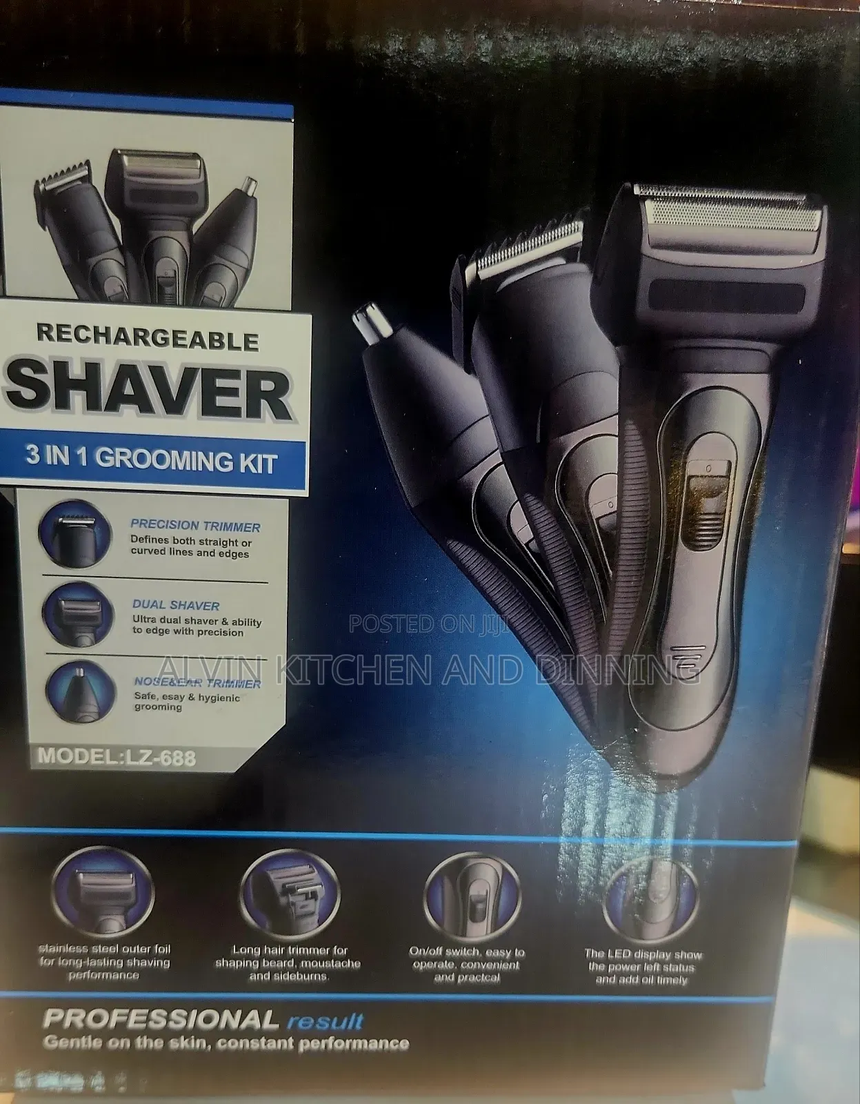 Rechargeable Shaver 3in1