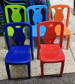 Children Armless Chair With Stripes