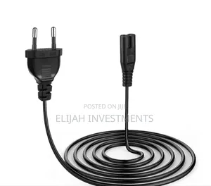 Power Cable European 2 Pole Euro Plug