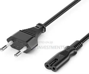 Power Cable European 2 Pole Euro Plug