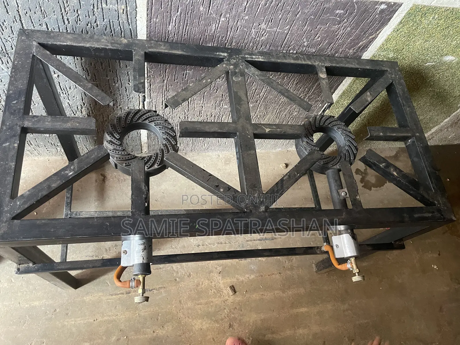 Local Made Gas Cooker 2 Plates