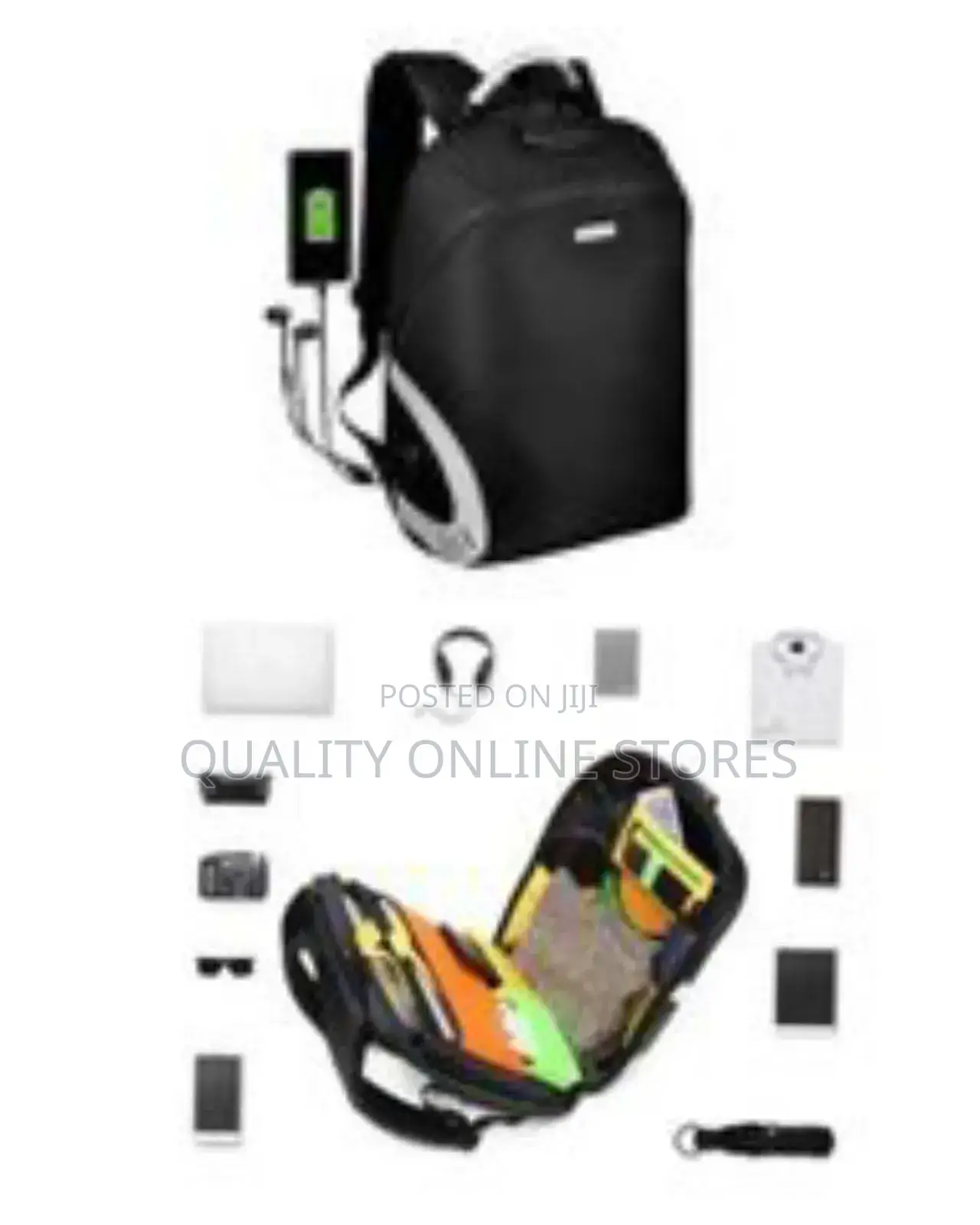 Sunpower Anti Theft Laptop Backpack - Black, Grey