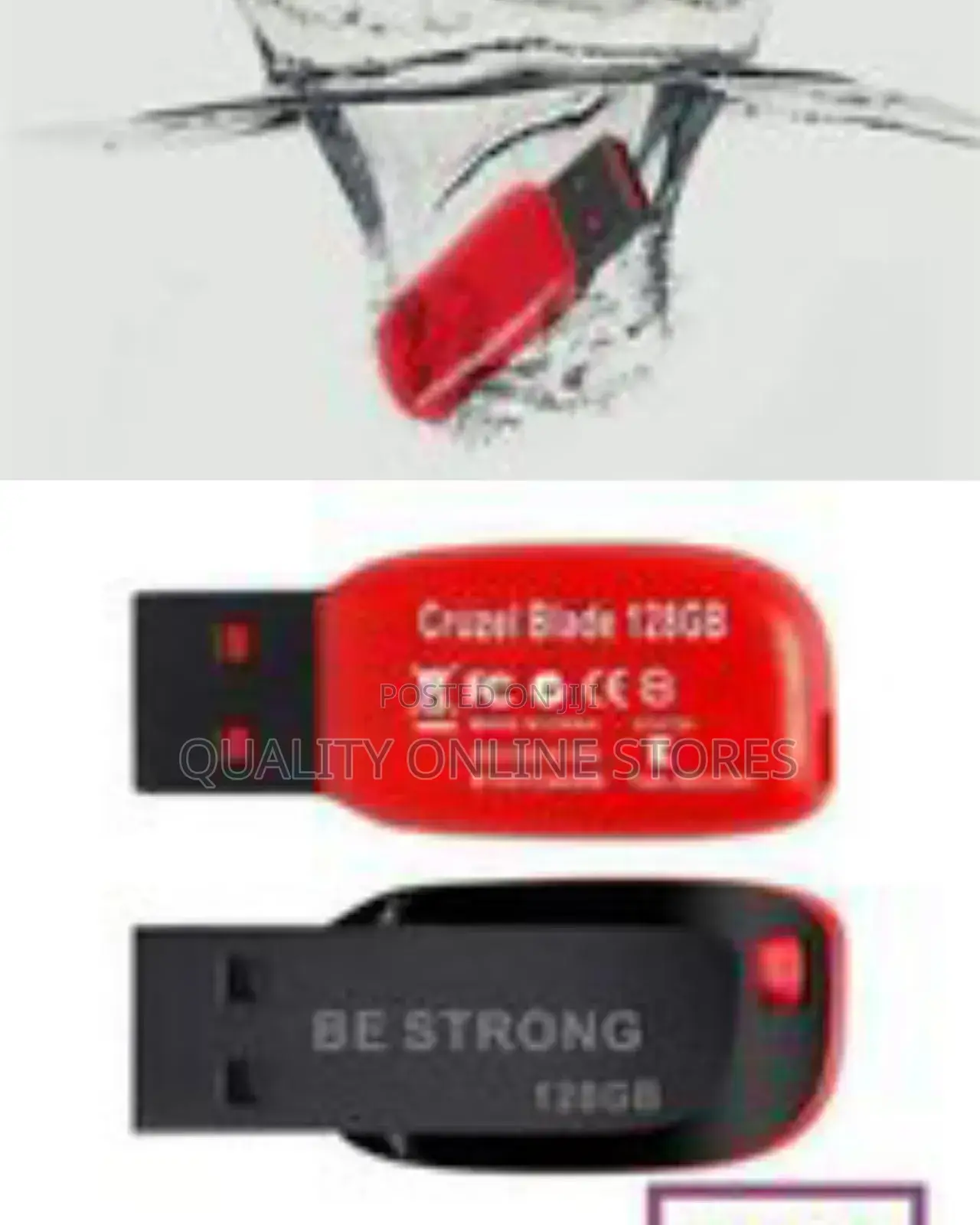 Be Strong 128g Usb Flash Drive Small and Convenient Pen Drive Red