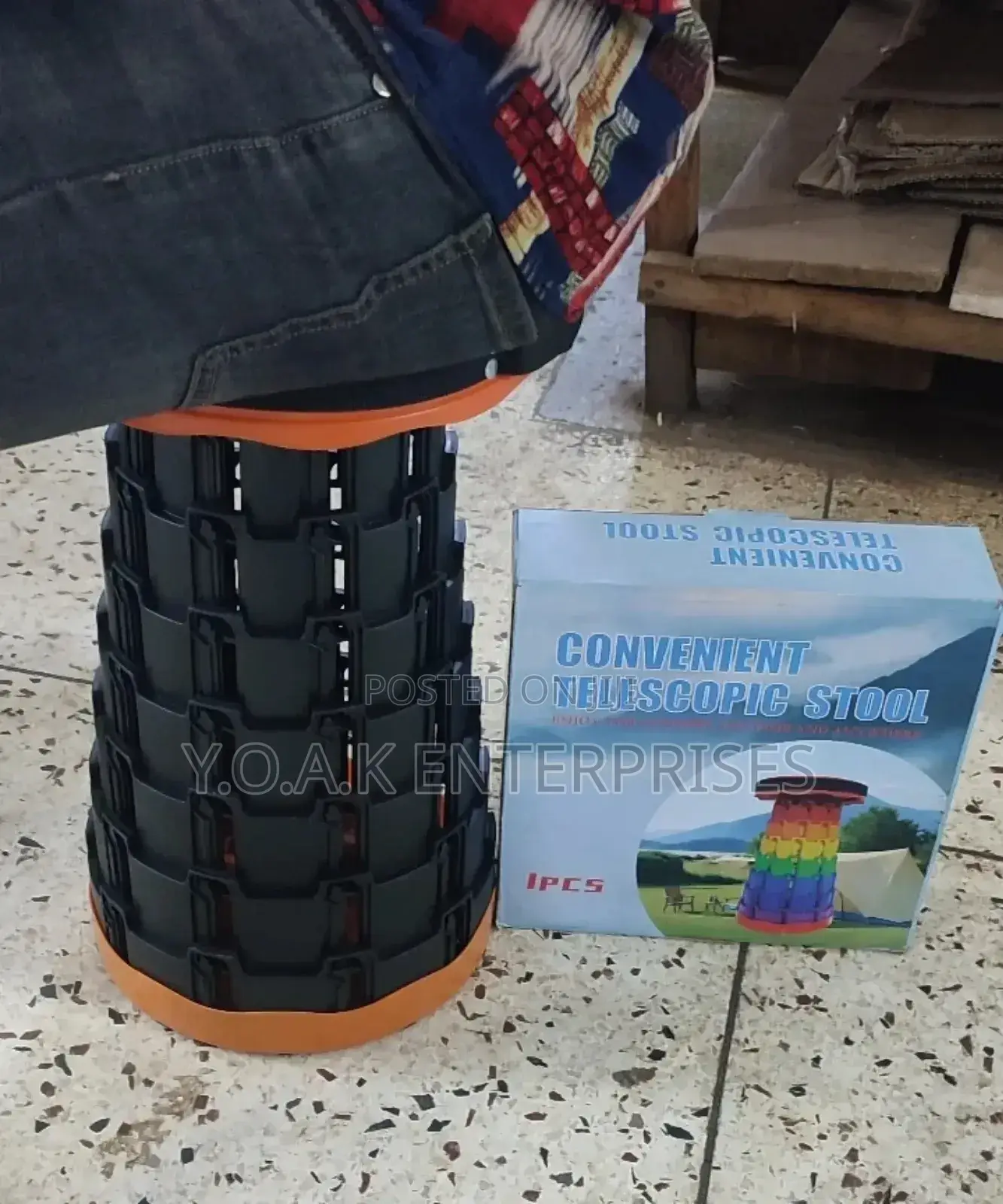 Convenient Telescopic Stool