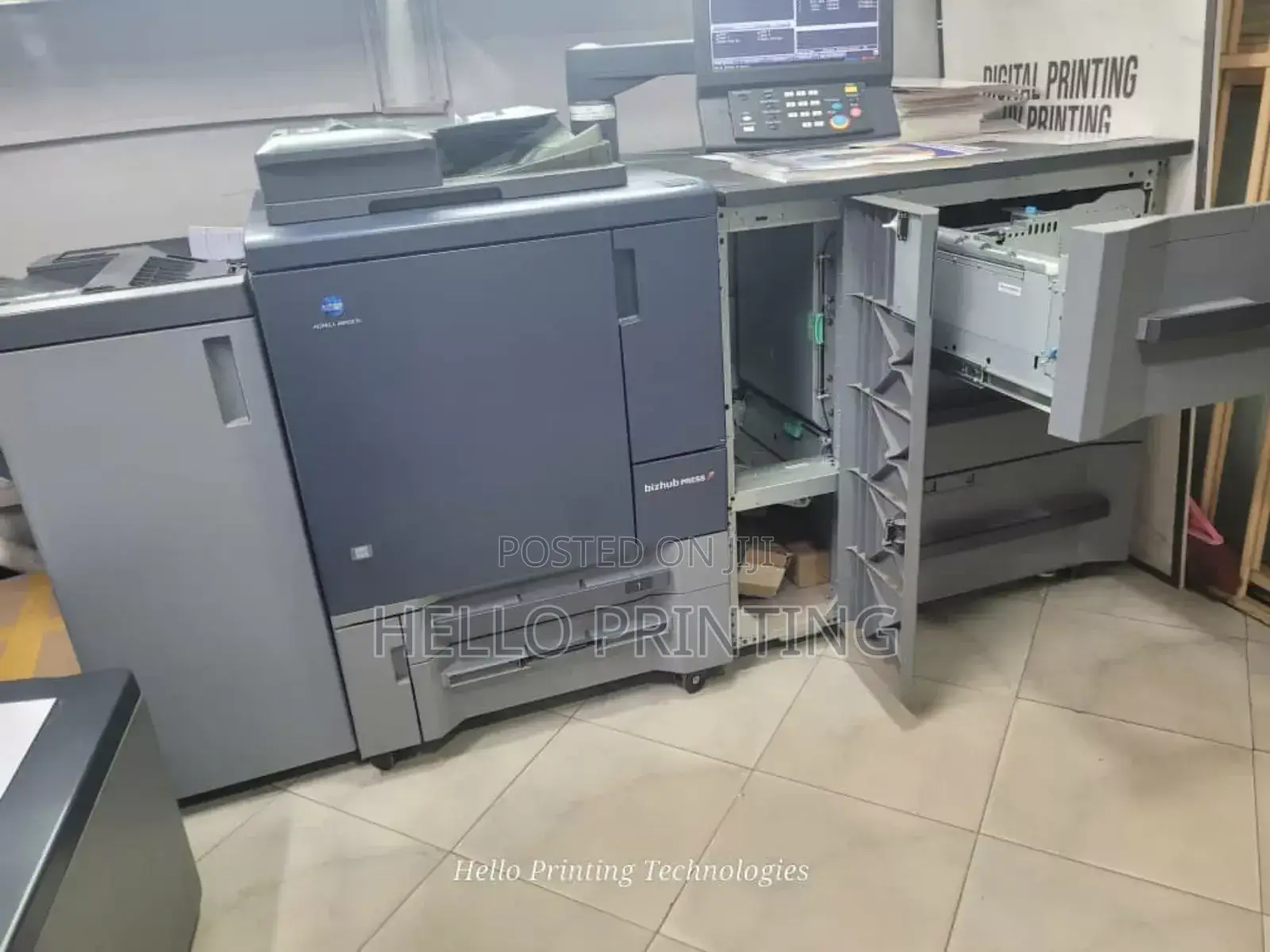 Fast Print Turnaround for Newspapers - Bizhub C1060 Accurio Press.