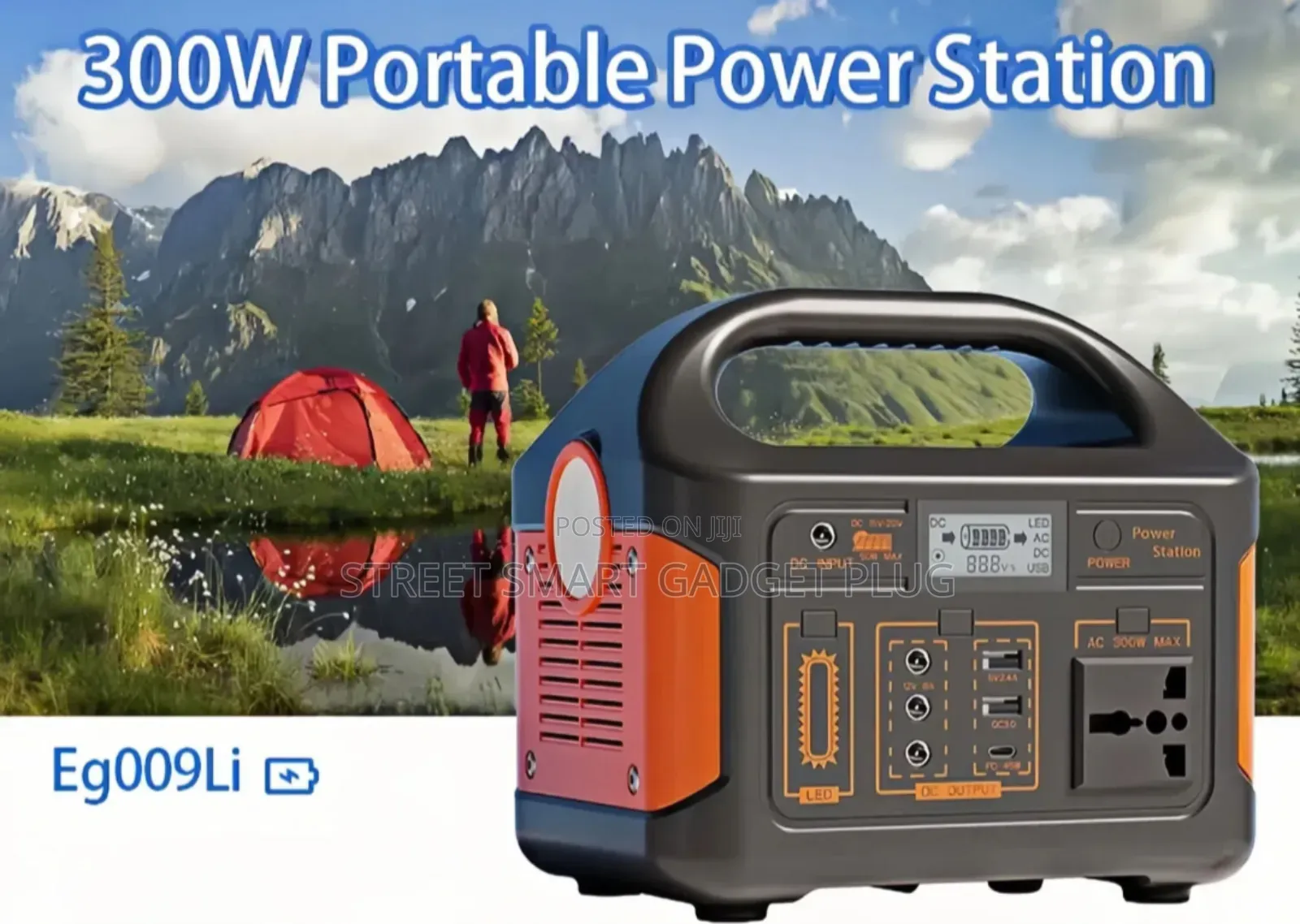 Portable Power Station Eg009li (300watts)