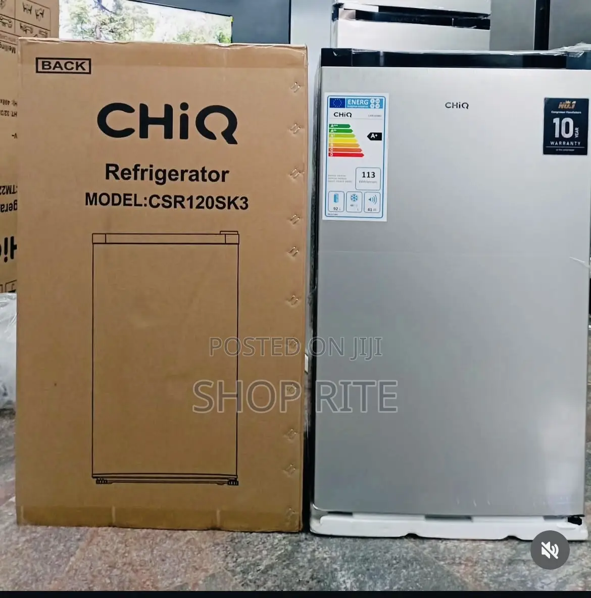 Chiq 120 Liters Single Door Refrigerator