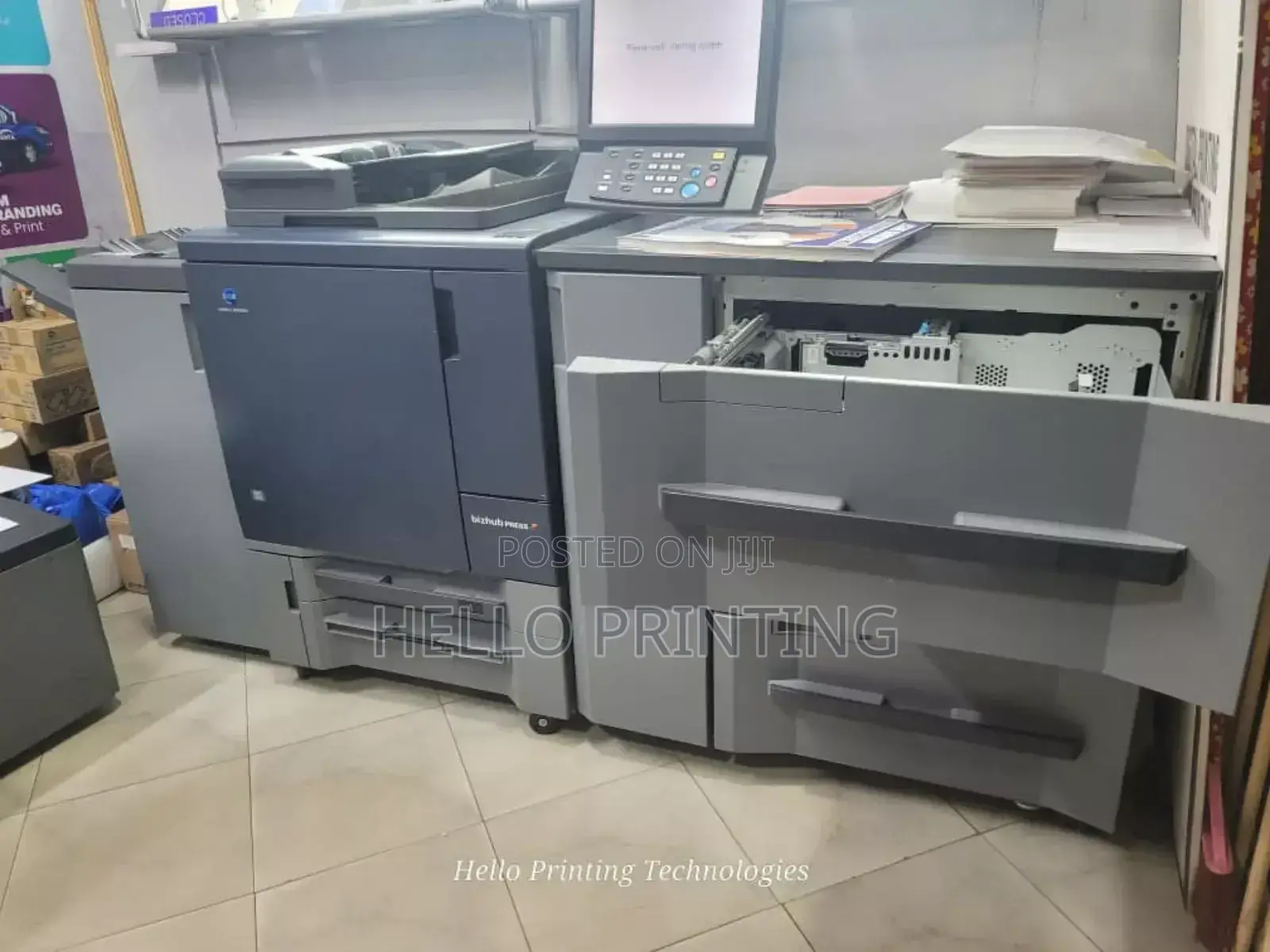 High Volume Printing for Universities - Bizhub C1060 Accurio Press .