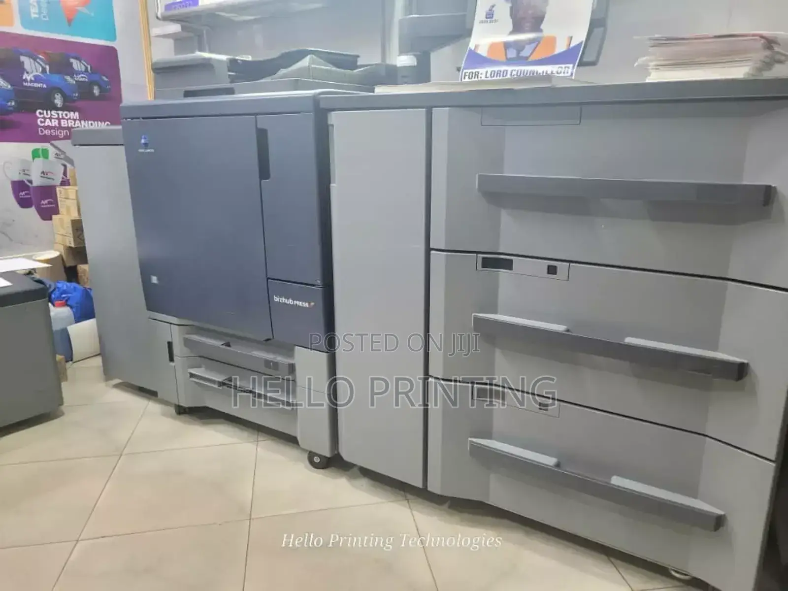 College Print Room Ready - Bizhub C1060 Accurio Press.