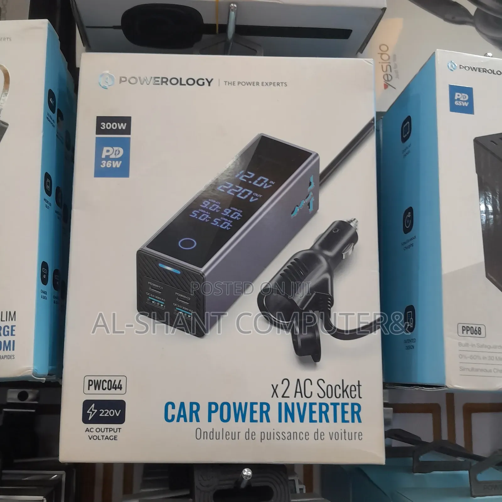 Powerology X2 Ac Socket Car Power Inverter