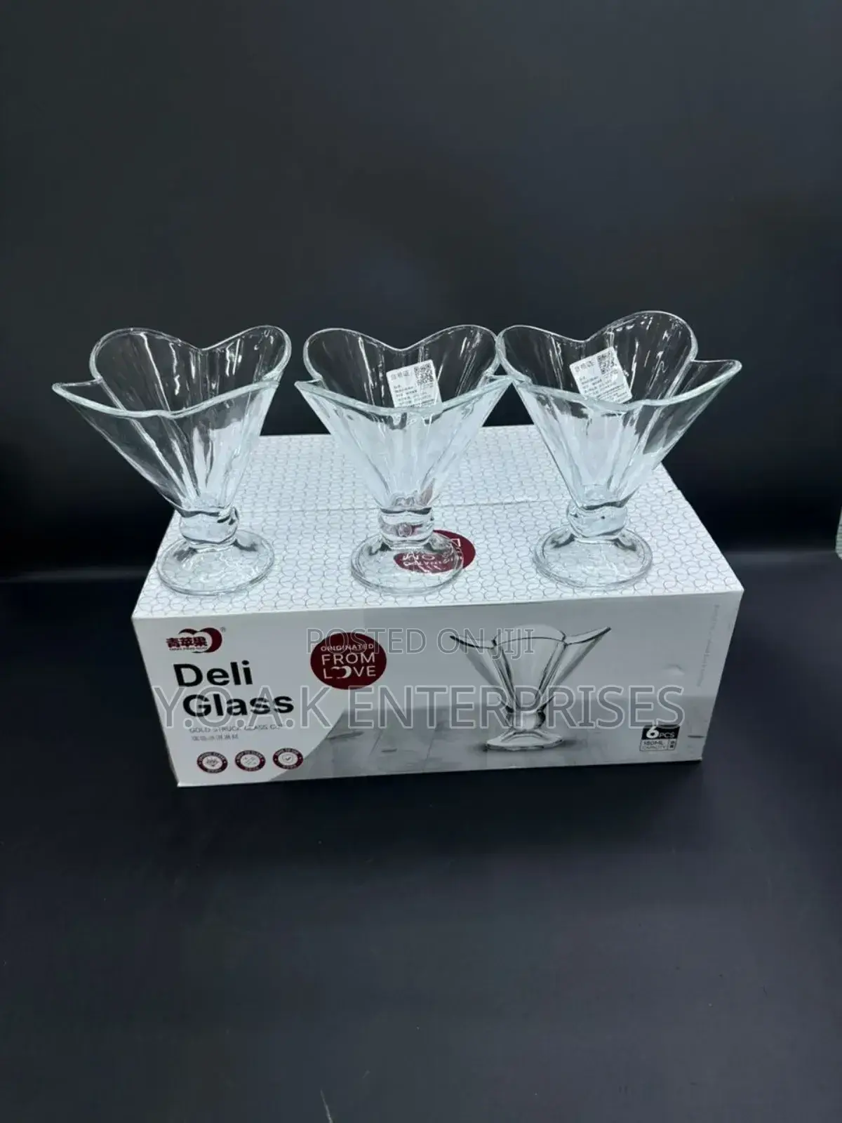 Ice Cream Glass 6pcs Set