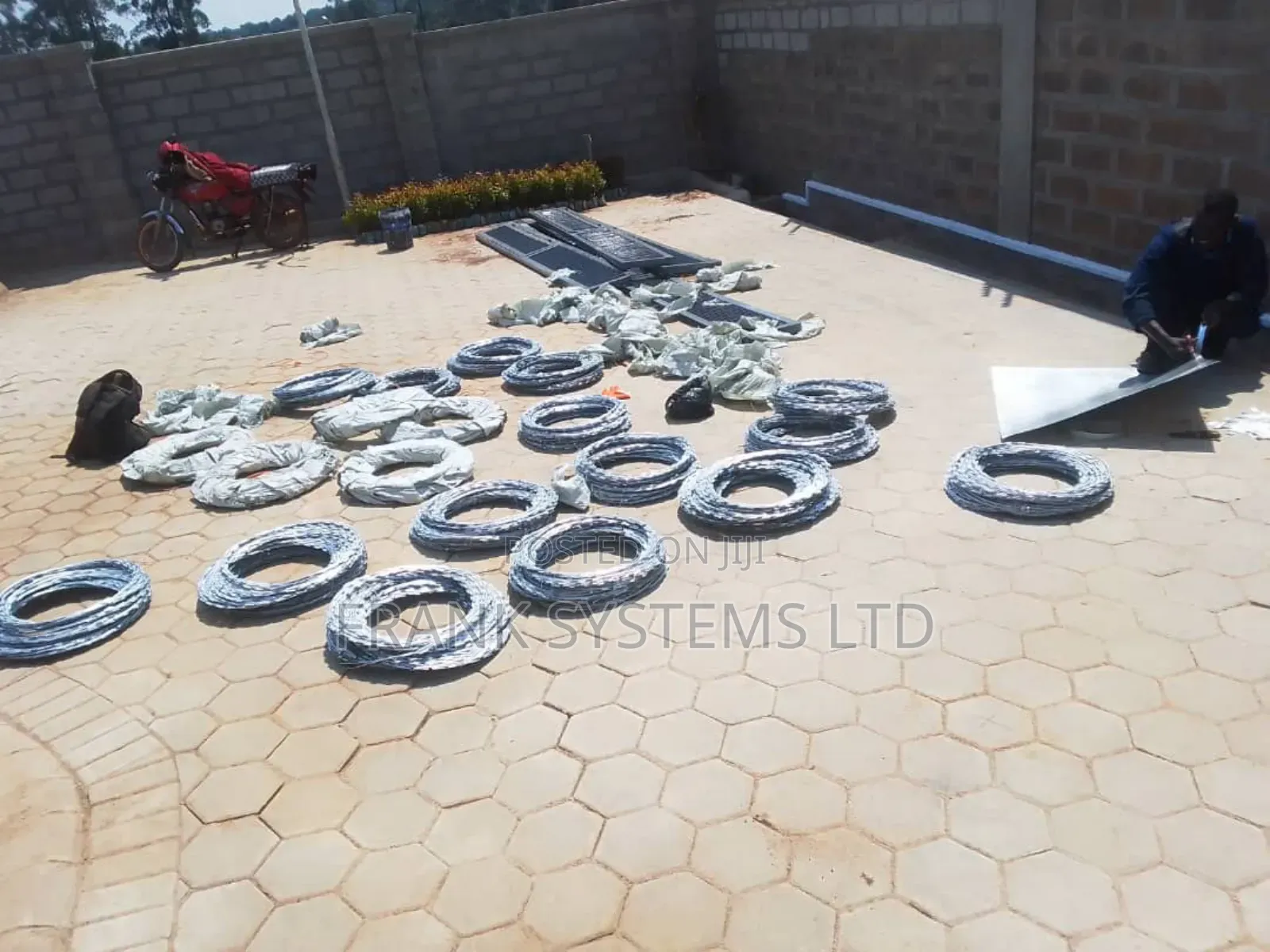 Razorwire for Perimeter Wall Stainless Steel 450mm Diameter