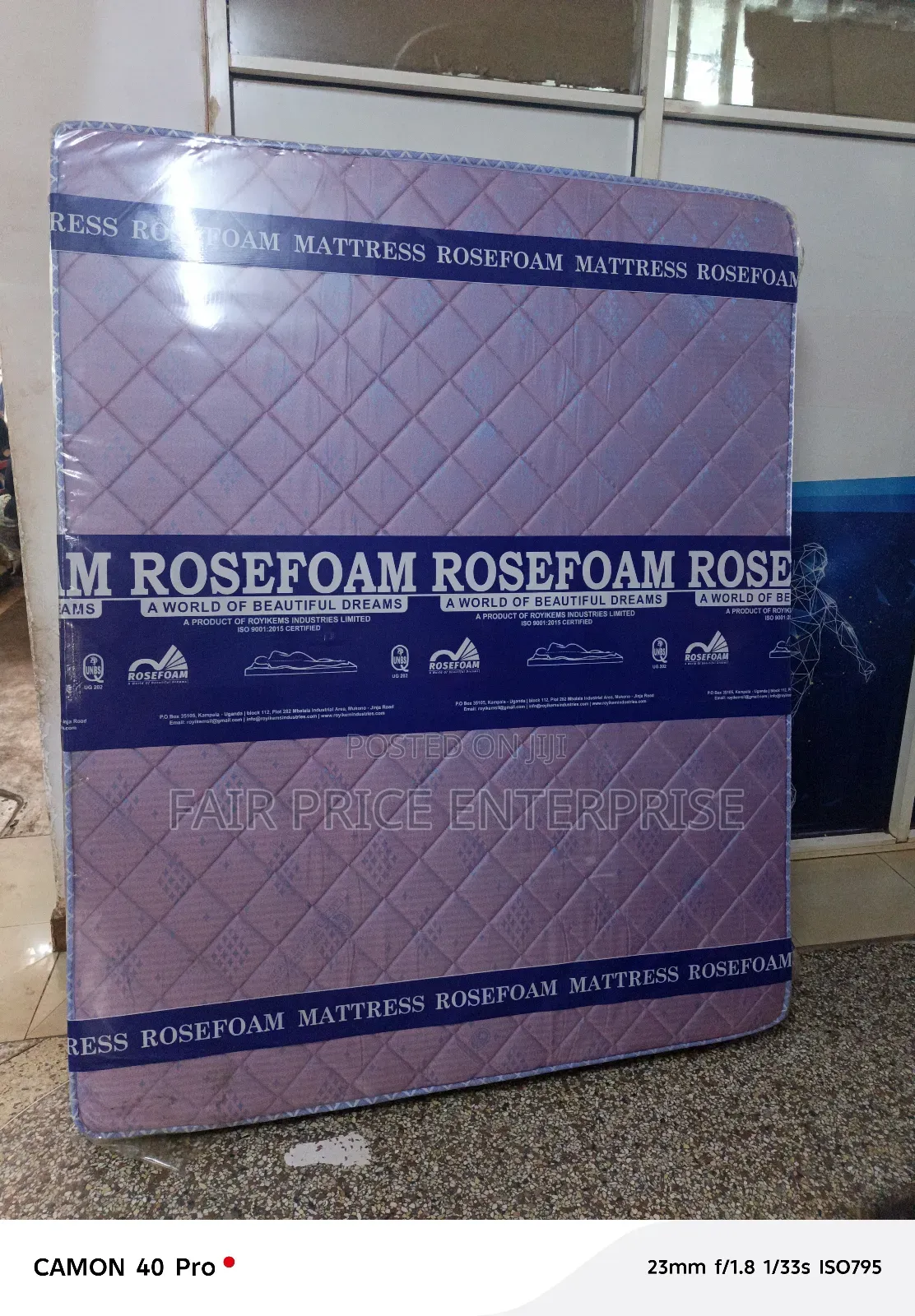 Rose Foam Mattress 5x6 By10 Inches High Density