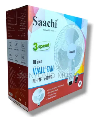 Saachi Nl-Fn-1741wr 16" Wall Fan - 3-Speed, Remote Control