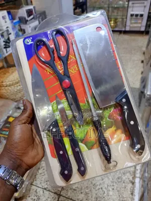 6-Piece Kitchen Knife Set and Board