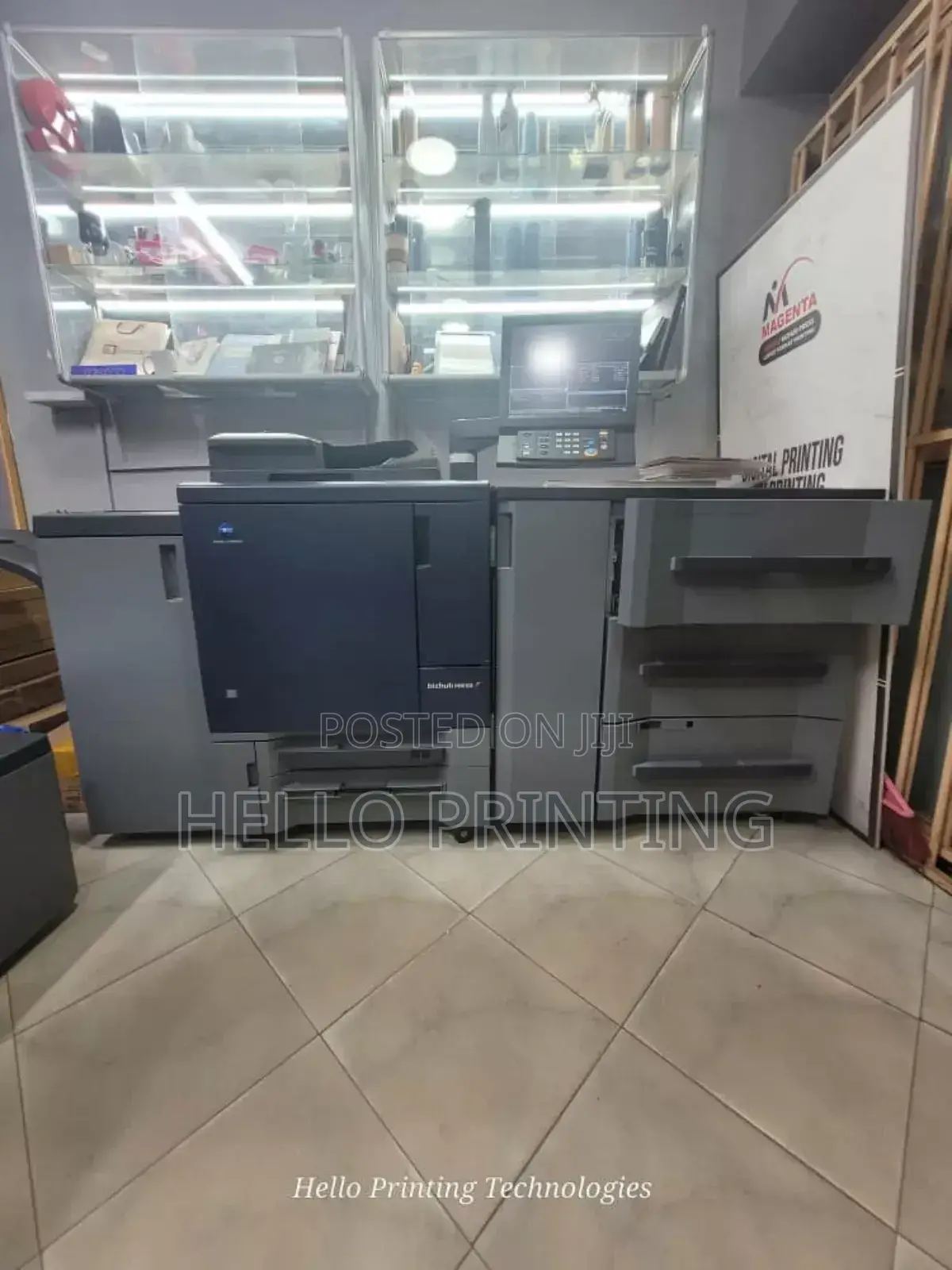 High Quality Prints for Branding - Bizhub C1060 Accurio Press .