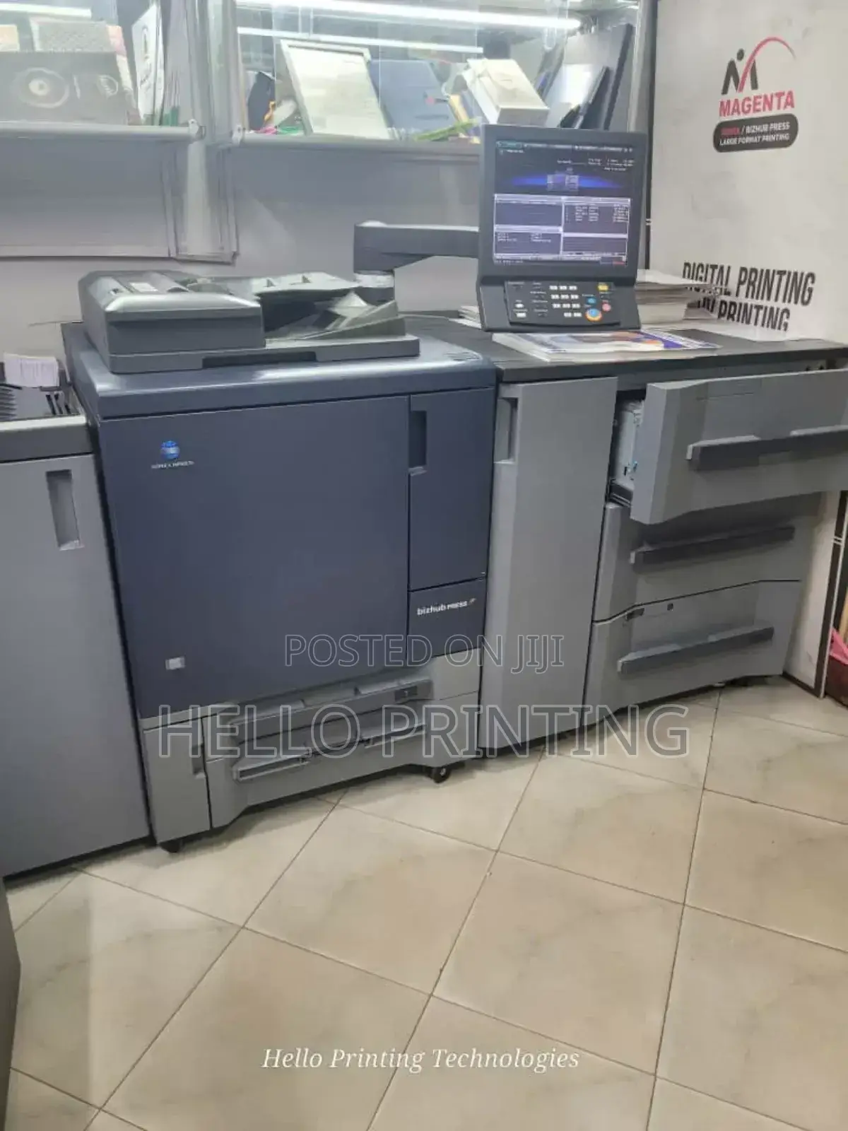 Vibrant Prints for Marketing Agencies - Bizhub C1060 Accurio Press .