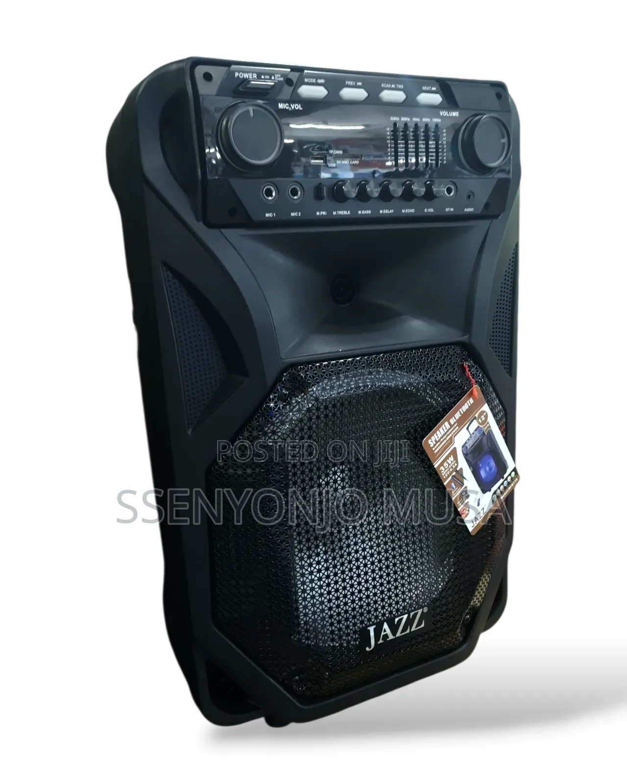 Jazz Jz-118 12" Professional Karaoke Speaker System With Bt