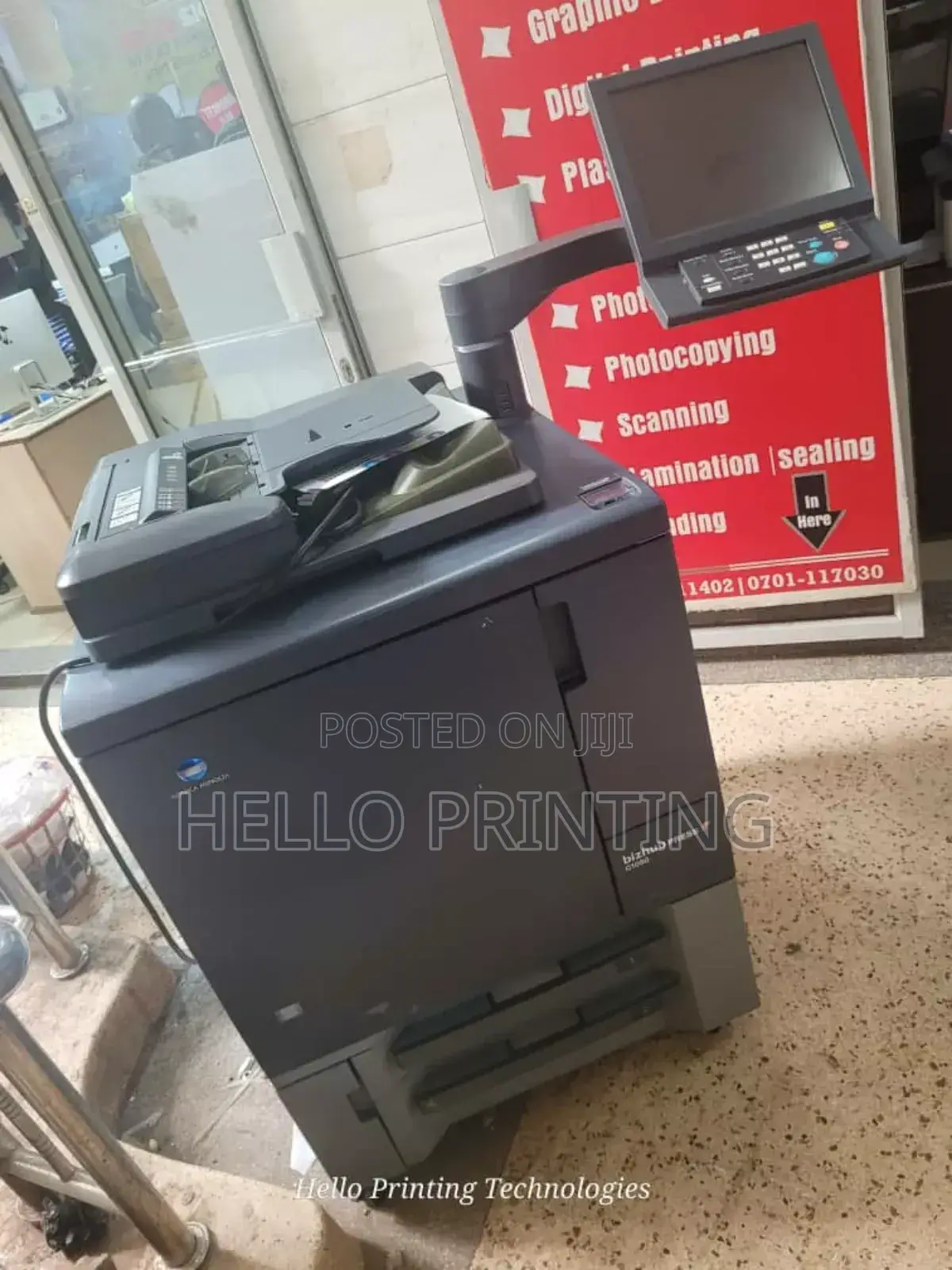 Branding Material Printer - Bizhub C1060 Accurio Press .