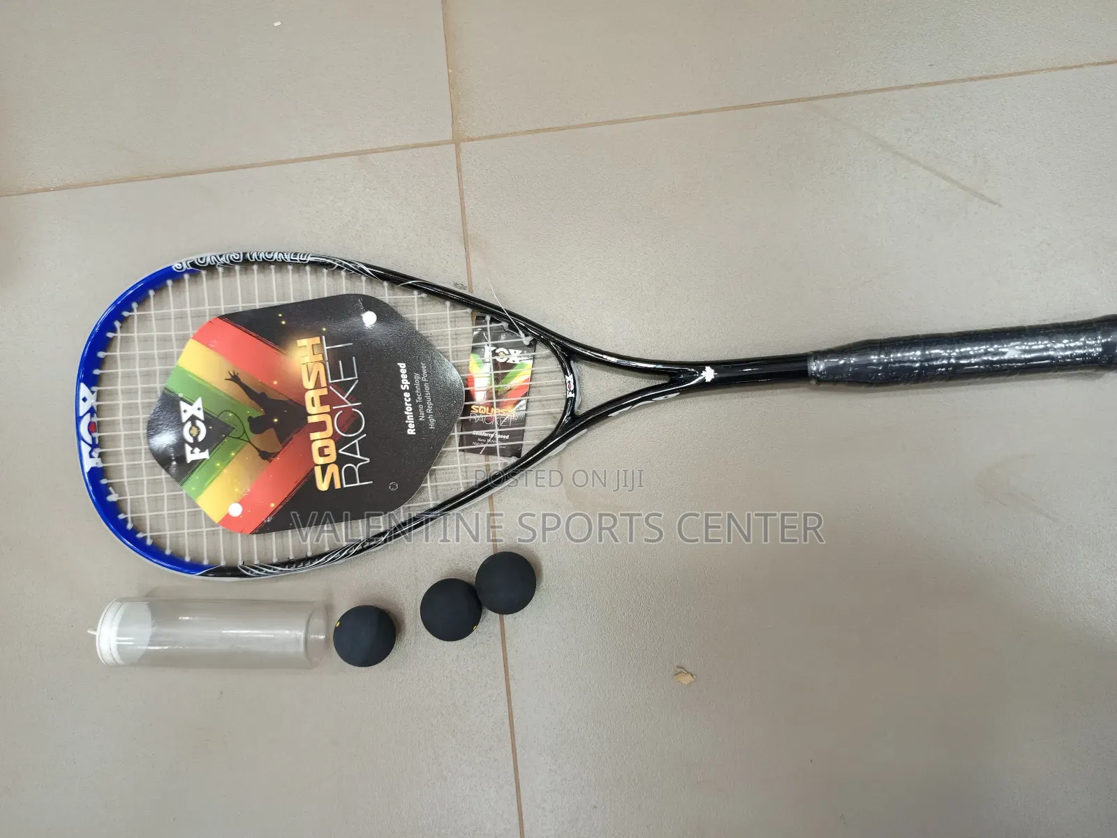 Fox Squash Racket With Balls 3pics Original Material
