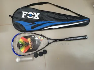 Fox Squash Racket With Balls 3pics Original Material