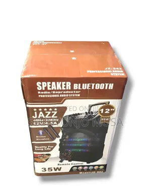 Jazz Jz-882 12" Professional Karaoke Speaker System With Bt