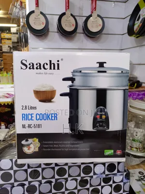 Saachi 2.8 Litres Rice Cooker With Steamer, Model Number Nl-Rc-5181.