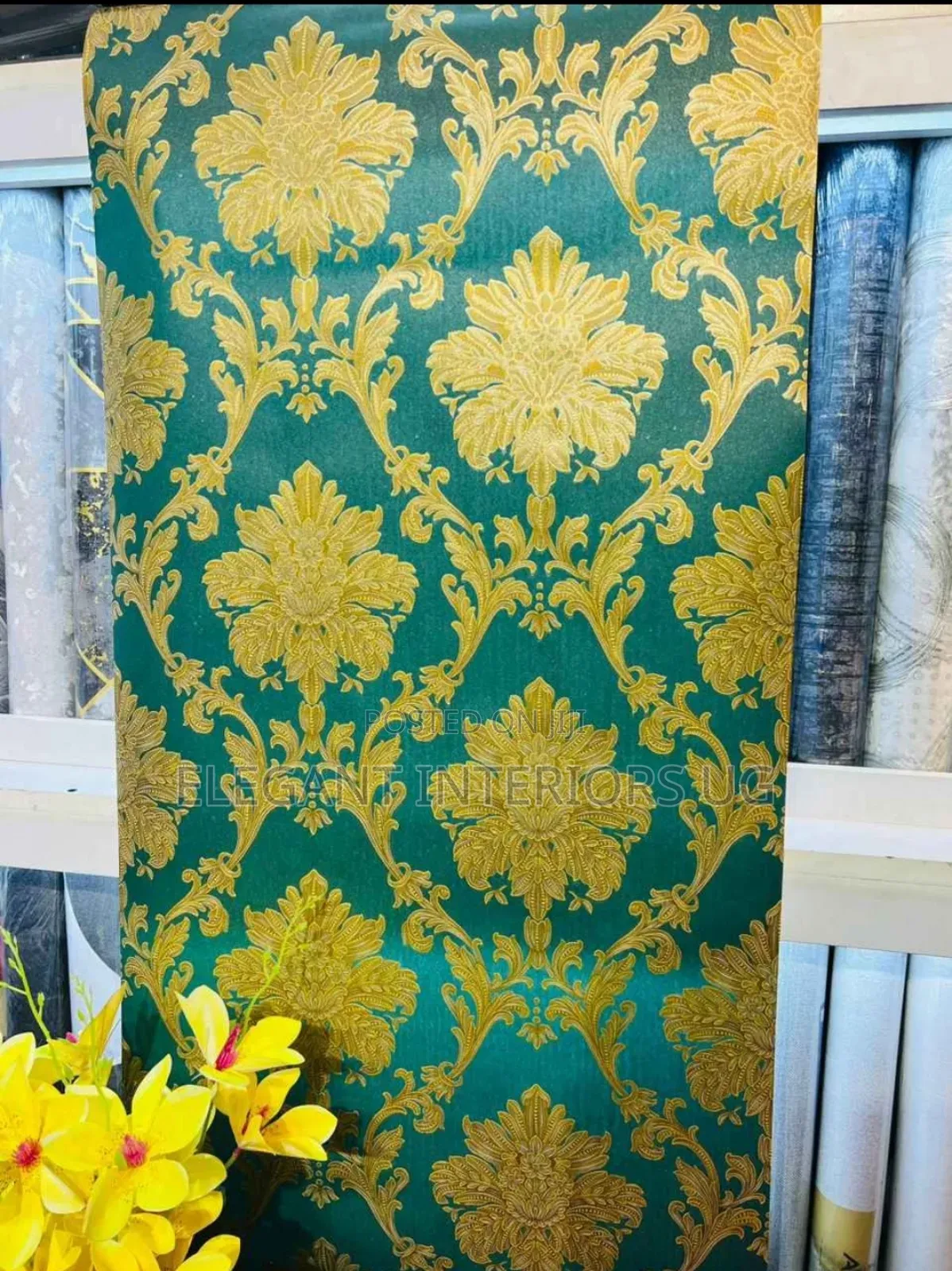 Elegant Wallpapers Wall Stickers Per Meter Used in Both Homes and Shop