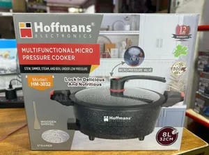 Multifunctional Micro Pressure Cooker With Steamer 8l Hoffman