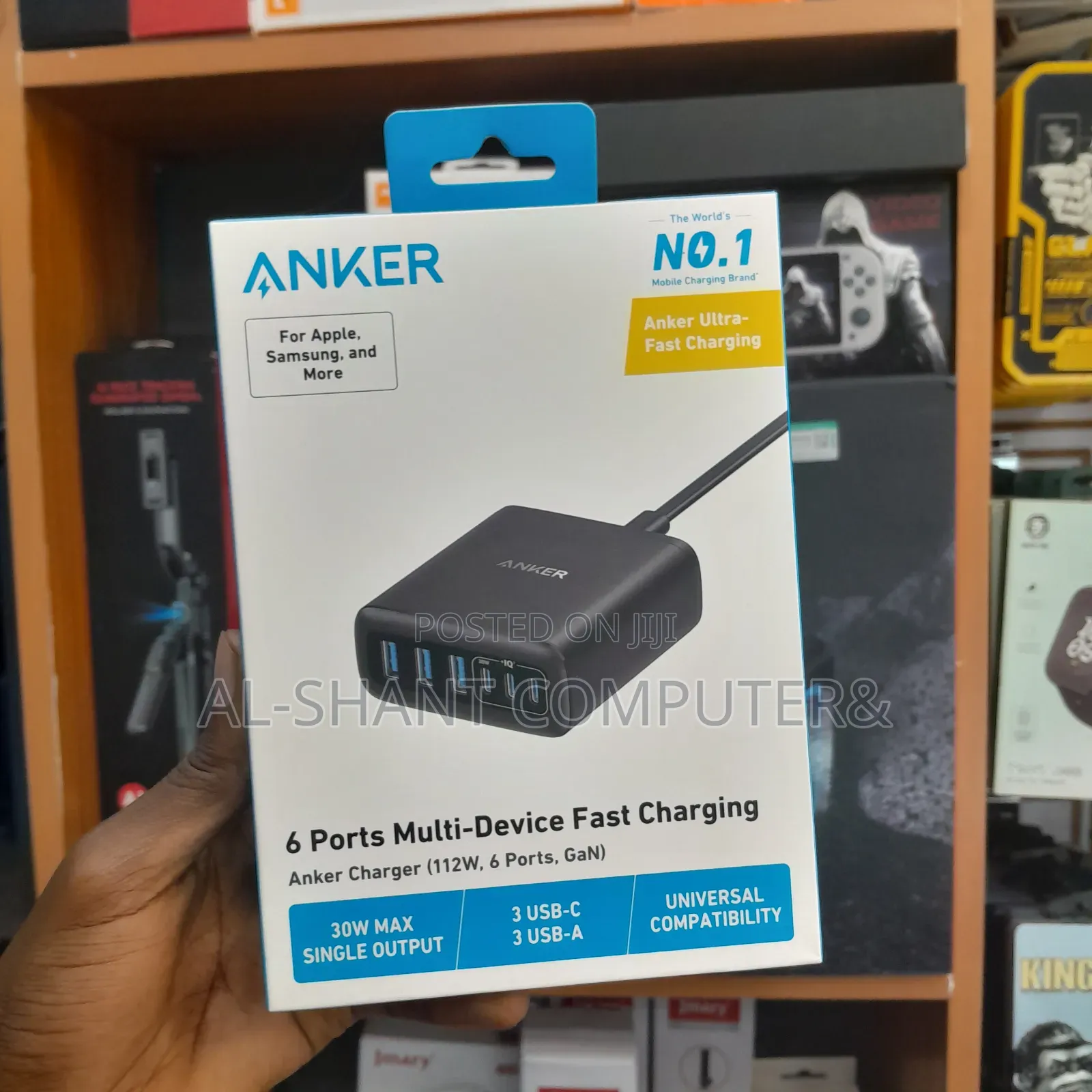 Anker 6ports 112w Gan Charger