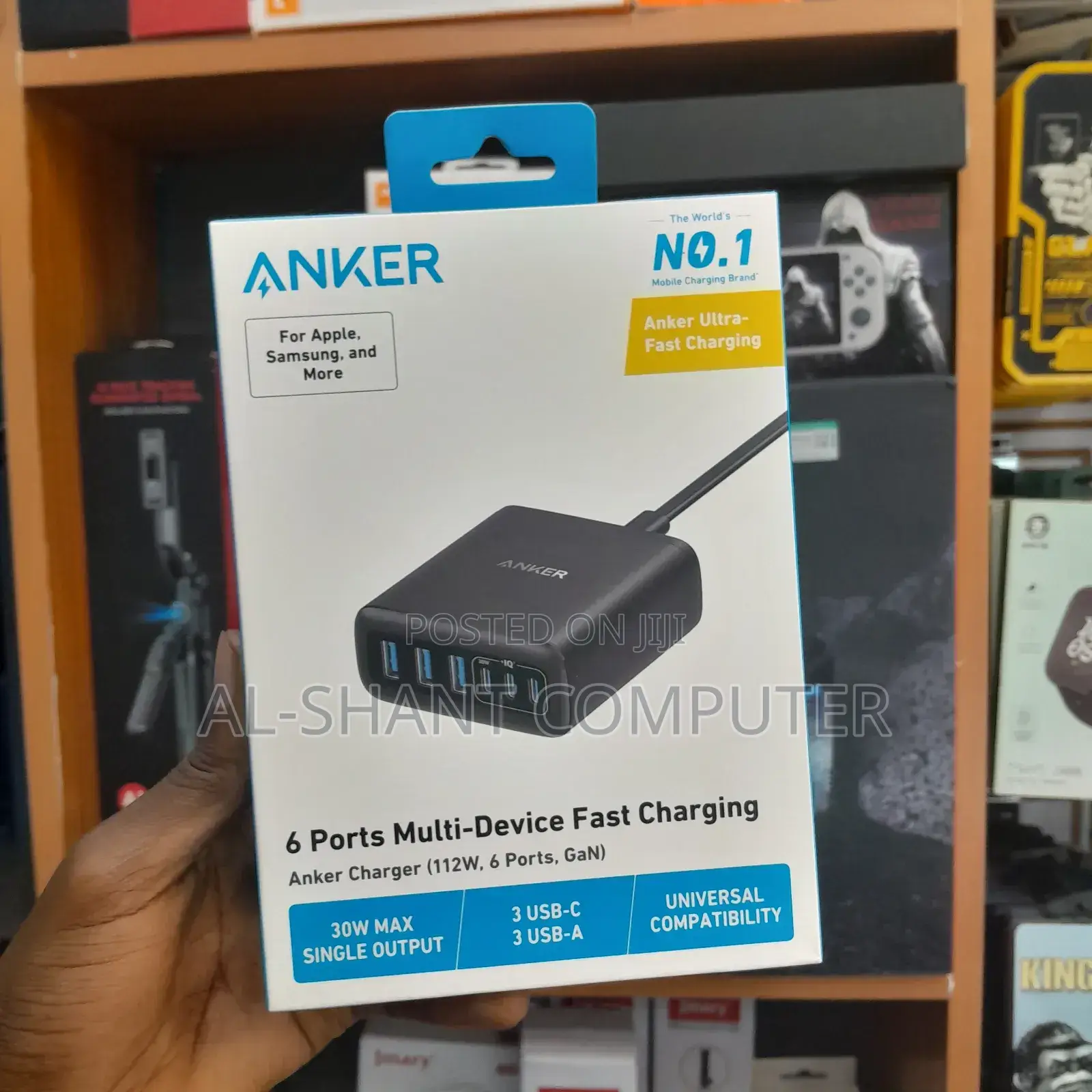 Anker 6ports 112w Gan Charger