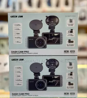Green Lion Dash Cam Pro Front and Rear With Super Night Vision