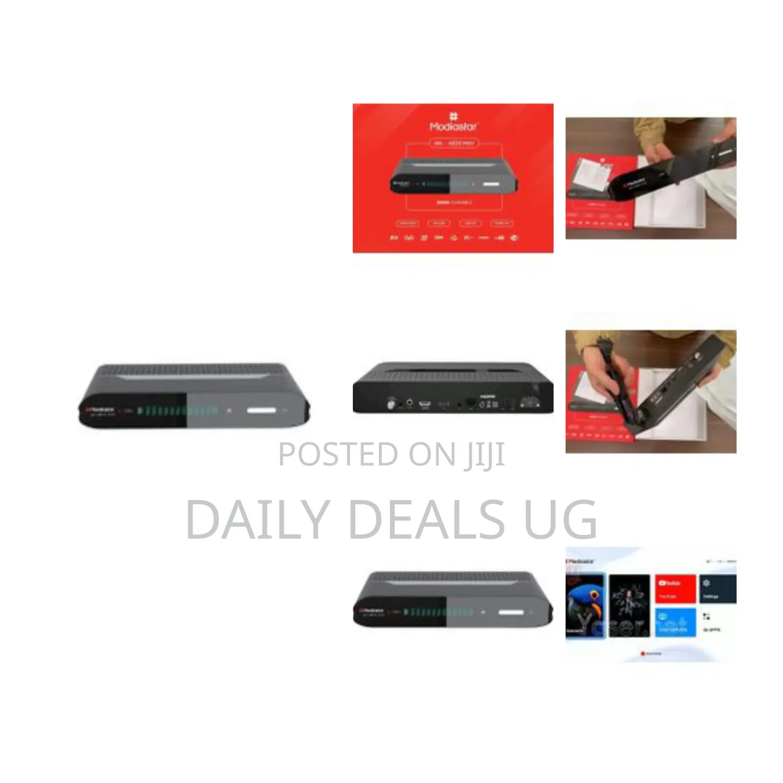 Mediastar Ms-4030 Pro Digital Satellite Receiver -Black