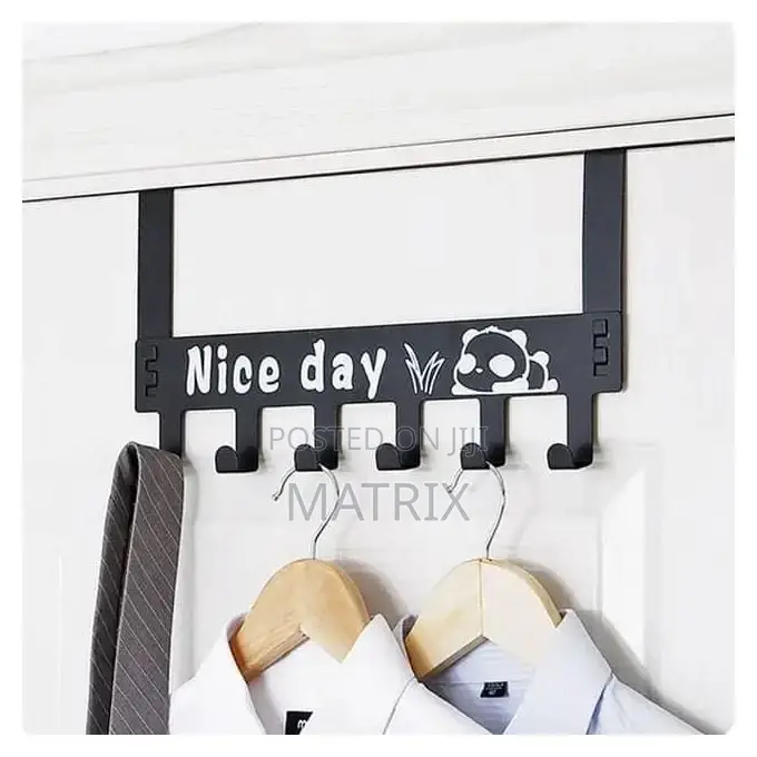 Over the Door Metalic Coat Hanger