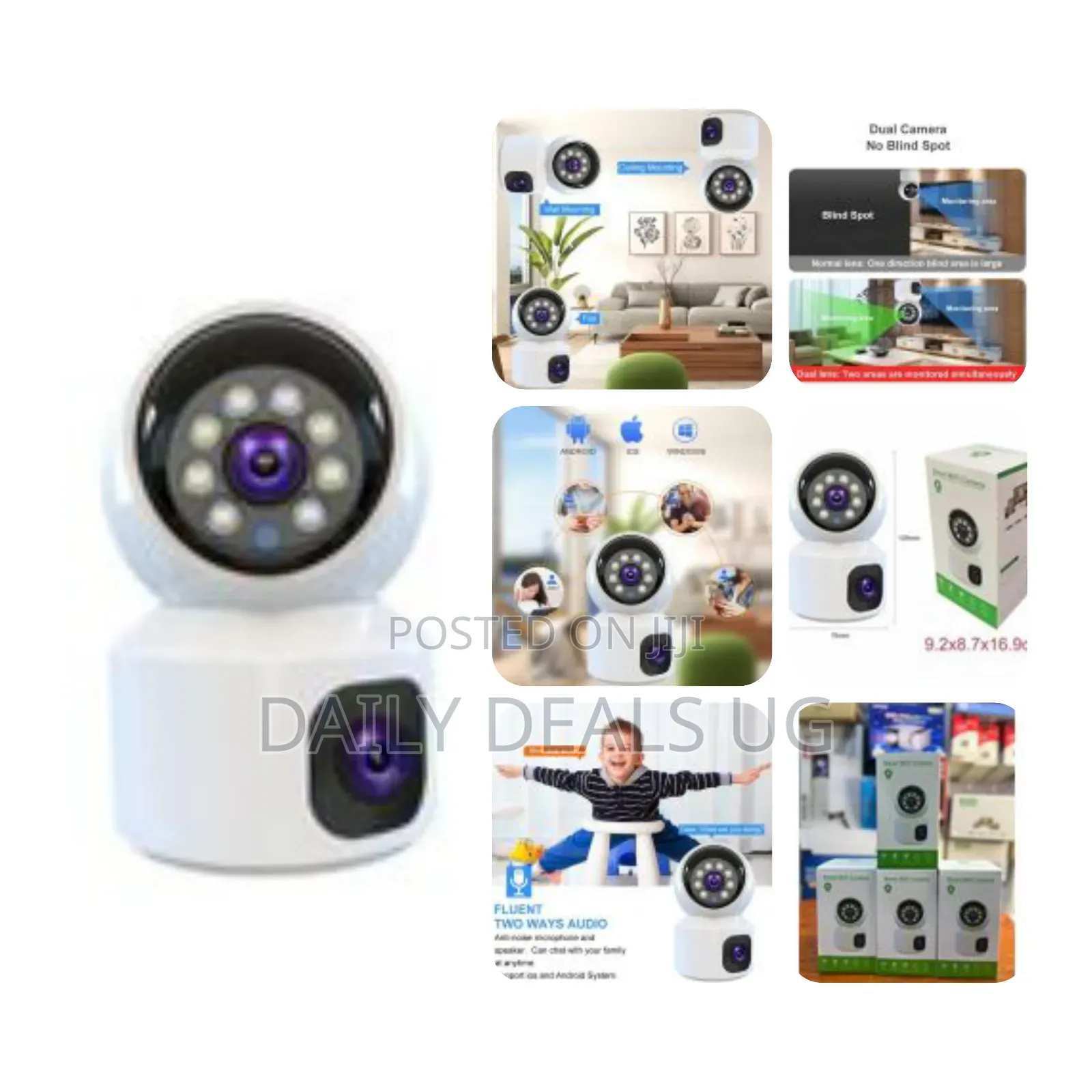 Xiaomi V380 Pro Double Lens Indoor Camera 1080p Hd Video Wireless in