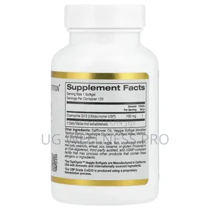California Gold Nutrition, Coq10, 100 Mg, 120 Veggie Softgels